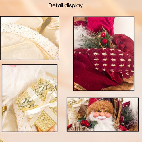 Peluches De Peluche Navideños Para Interiores, Tela, Arte De