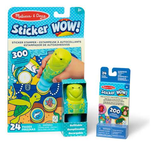 Pegatina ¡guau! Paquete De Tortugas Marinas Melissa Y Doug