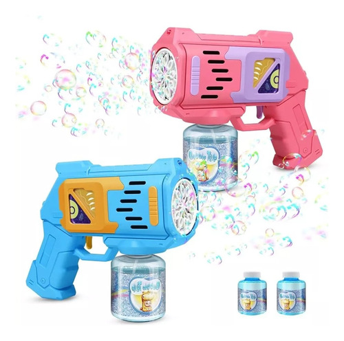 Maquina Pistola Para Burbujas Eléctrica Juguete Para Niños