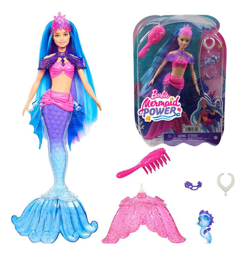Barbie Sirena Mermaid Muñeca Accesorios Original De Mattel