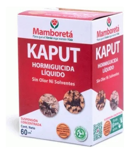 Pack Mata Hormigas Liquido Kaput Mamboreta 60cc X 5u