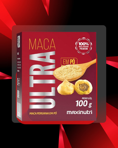 Maca Ultra Em Po 100g Maxinutri Maca Peruana Em Po Sabor Neutro