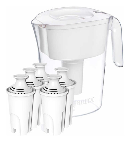 Brita - Jarra De Agua 4 Filtros De Agua De Repuesto, Ja...