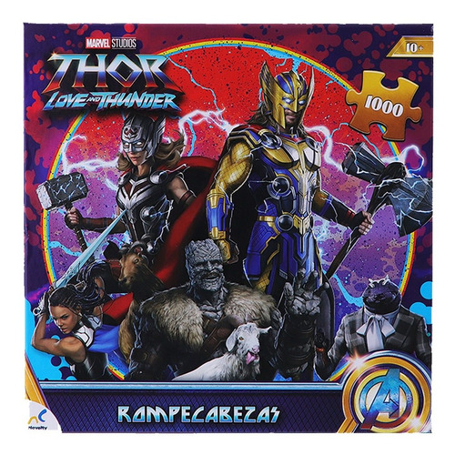 Rompecabezas Colecciónable Thor Love And Thunder 1000pz