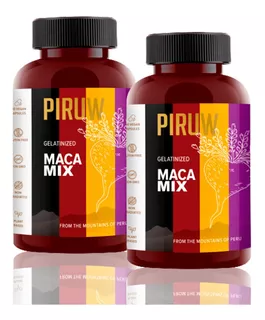 Pack Piruw Maca Mix Piruw 100 Cápsulas X2