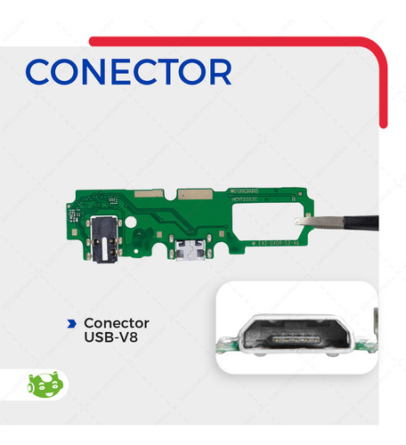 Flex Flexor Centro De Carga Compatible Con Vivo Y20 V2027 Slim Company