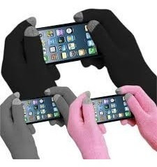 Imagen 5 de 9 de Guantes Táctil Touch Glove Celular, Tablets, Etc. 4 Colores*