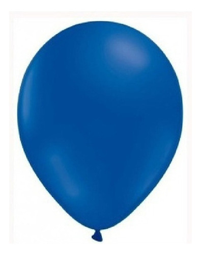 Globos Surtidos Estandar 9 X 50 Cotillon Fiesta Latex Color Color Azul