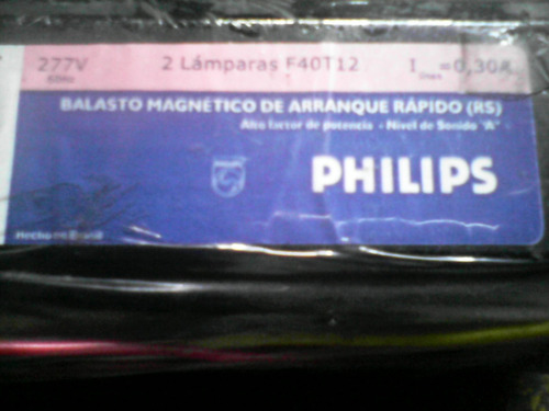 Balastos Philips Voltajes 277 2x40 Consultar