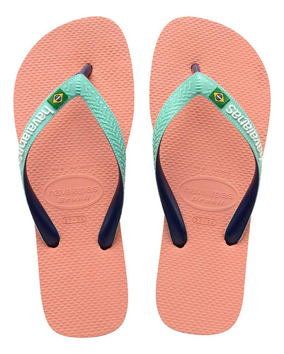 Havaianas Unisex Brasil Mix Flip-flop, Ros B083p5r98c_080424