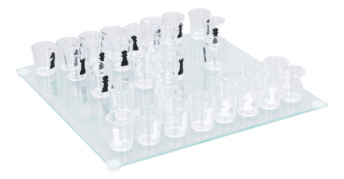 Juego De Ajedrez Drinking Shot Glass, Piezas De Tablero De 2