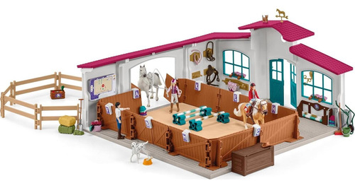 Set De Juego Caballos Schleich Arena Peppertree 179 Piezas