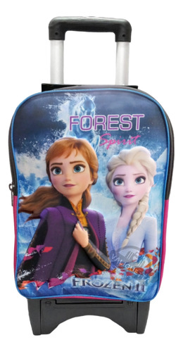 Mochila Frozen Con Ruedas Primaria 