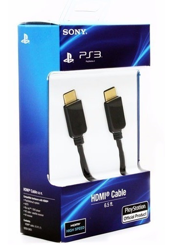 Cable Hdmi Sony Original Físico Sellado Ps3 Ps4 Pc Xbox 2mts