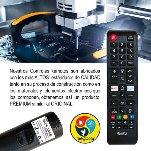 Control Remoto Para Smart Tv Admiral Rca Negro
