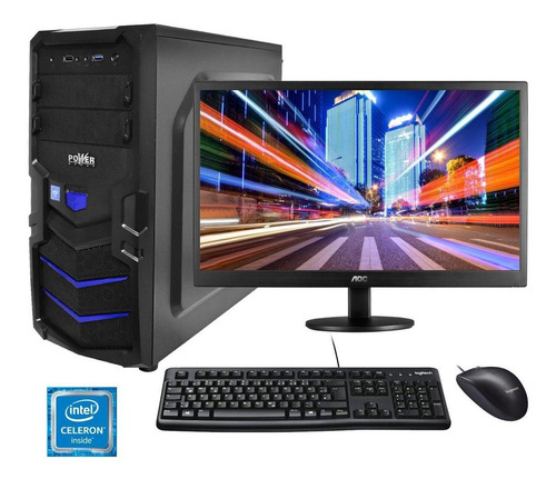 Computador De Mesa Power Group G5940gs Monitor Aoc 21.5`