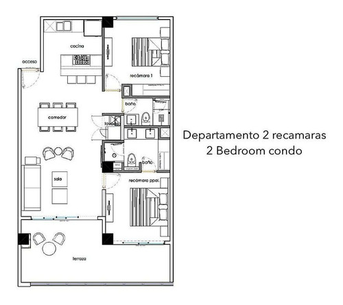 Imagen 23 de 23 de Departamento Con 2 Terrazas, Ventana De Piso A Techo, Casa C
