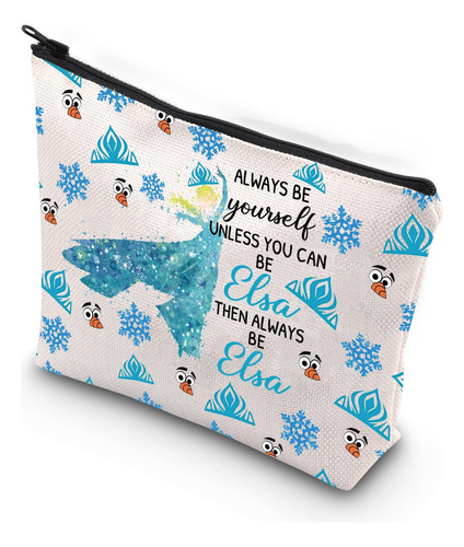 Bolsa De Maquillaje Princesa Elsa Para Fanáticos De Frozen