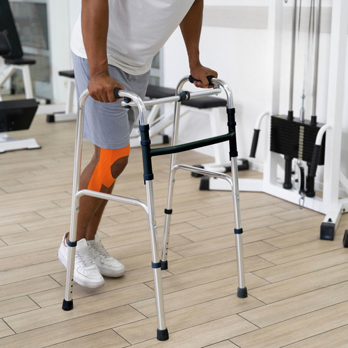Andadera Ortopedica Adulto Andador Plegable Aluminio 120 Kg