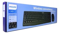 Comprar Kit Teclado Y Mause Philips C323 Inalambrico 2.4ghz Negro