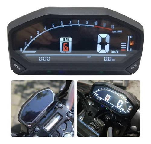 Medidor Digital Universal Con Pantalla Lcd, Velocímetro, Cue