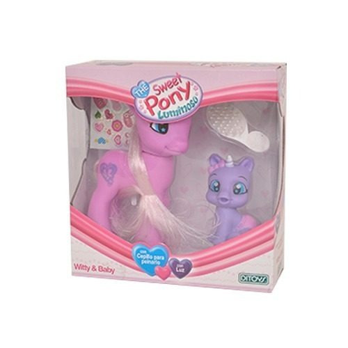 Sweet Pony Luminoso Witty & Baby Incluye Accesorios  Ditoys