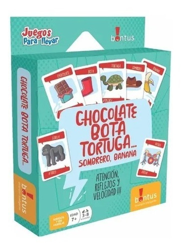 Chocolate Bota Tortuga Juego De Mesa Bontus  Para Llevar