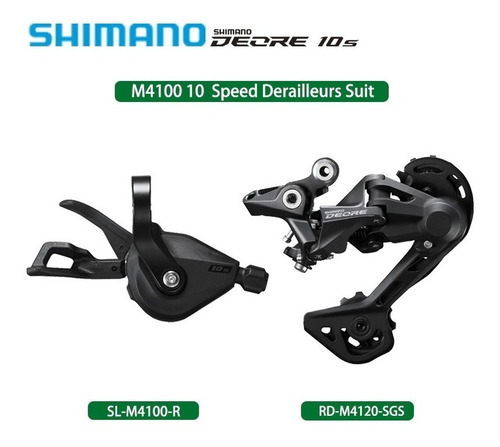 Juego De Mando Y Desviador Shimano Deore Rd-4120 10vel
