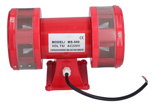 Motor De Sirena Antiaérea De Doble Vía, Alarma De 135 Db De