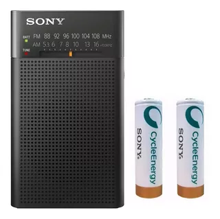 Radio Sony Compacta Bolsillo Am/fm + Pilas Recargables
