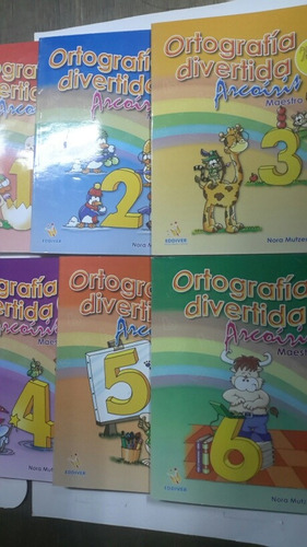 Ortografia Divertida Arcoiris Maestro (1-6) Nora Mutzenbeche