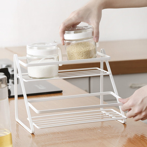 Estante Organizador De Especias Para Condimentos, Tarros Y B