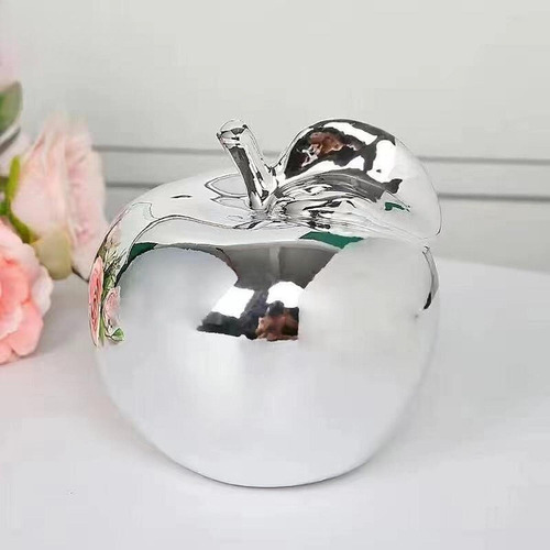 Escultura De Frutas Figuras De Cerámica Artística M Plata
