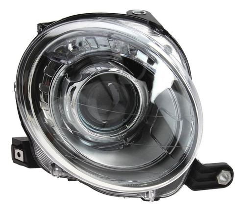 Optica P/ Fiat 500 Baja Led 2008 2010 2012 2014 17 2019 Der.