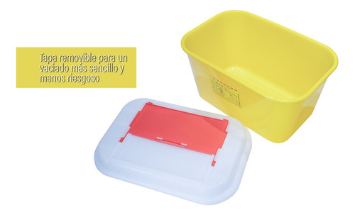 Contenedor Rpbi Para Objetos Punzocortantes 5l