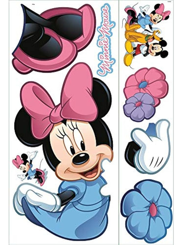 Roommates Rmk1509gm Minnie Mouse Peel And Stick Adhesivo De 
