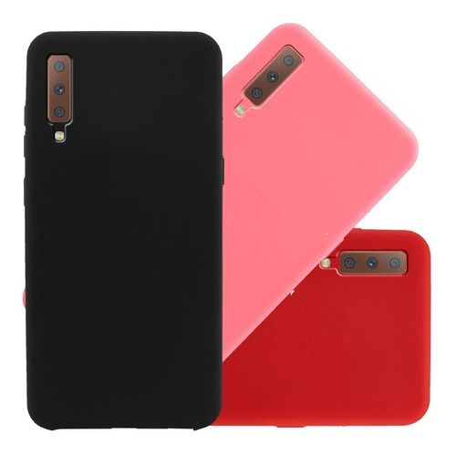 Funda Silicona Silicone Case Para Samsung A7 2018