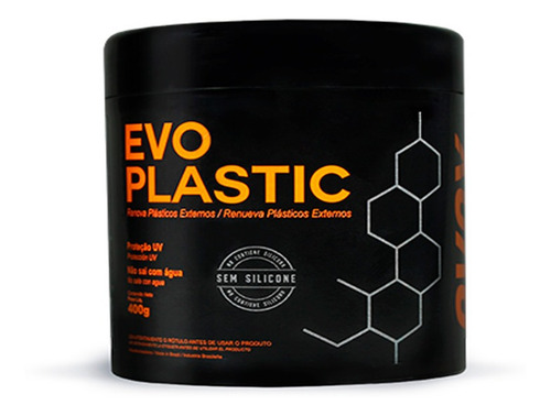 Renova Plastico Externos Do Carro Evoplastic 400g Evox