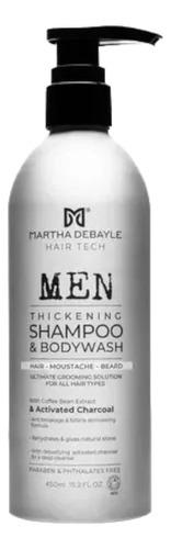 Shampoo Bodywash Martha Debayle Hombre Barba Bigote Cabello