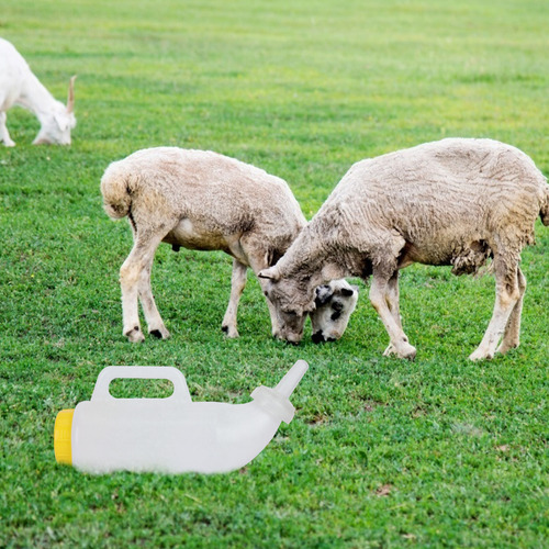 Alimentador De Leche De Cabra Para Bebés, Biberón Grueso Par