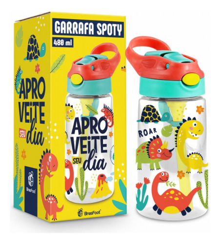 Garrafa Spoty 480ml Aproveite Seu Dia Brasfoot