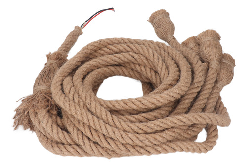 Cuerda De Cáñamo Vintage Con Colgante De 6 Cabezas, Cable E2