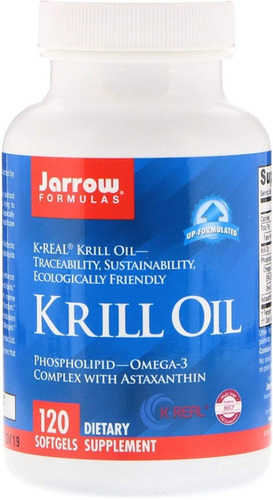  Jarrow | Krill Oil | 120 Softgels | Omega 3 Complex