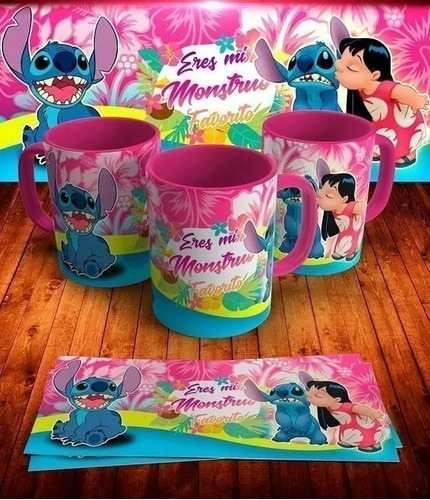 Plantillas Sublimación Tazones, Lilo & Stitch / 22 Diseños