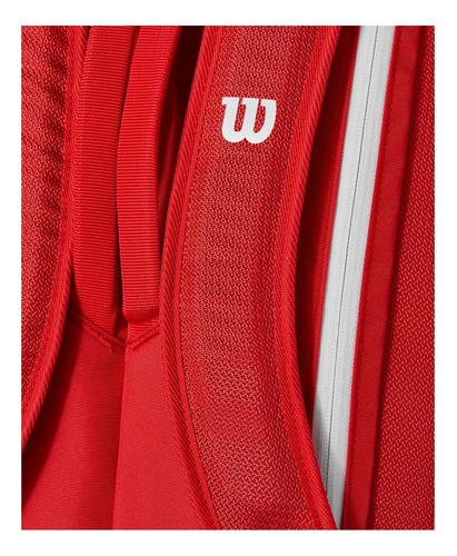 Raquetero Wilson Super Tour 9pk Rojo