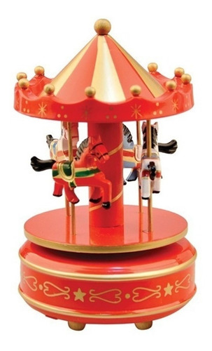 Carrossel Decorativo De Mesa Quarto Caixinha Musical