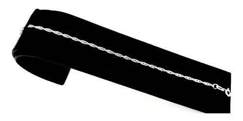 Imagen 1 de 8 de Pulsera De Pura Plata Fina 925 Torzal Unisex 2mm Delgada