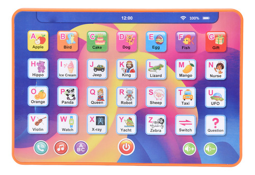 Máquina De Aprendizaje Para Niños Tablet Alphabet Tablet En