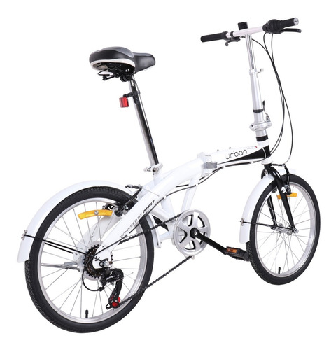 Imagen 1 de 8 de Bicicleta Plegable Dtfly Urban 2019 Shimano 6 Vel Roja