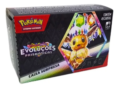 Pokemon Caixa Surpresa Ev 8.5 Evoluções Prismáticas Copag